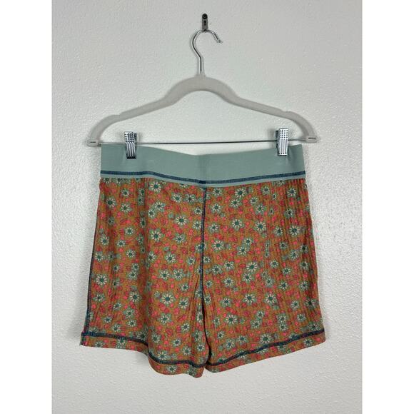 Natural Life NEW Waffle Knit Pajama Floral Shorts Medium Boho Loungewear - Picture 6 of 6